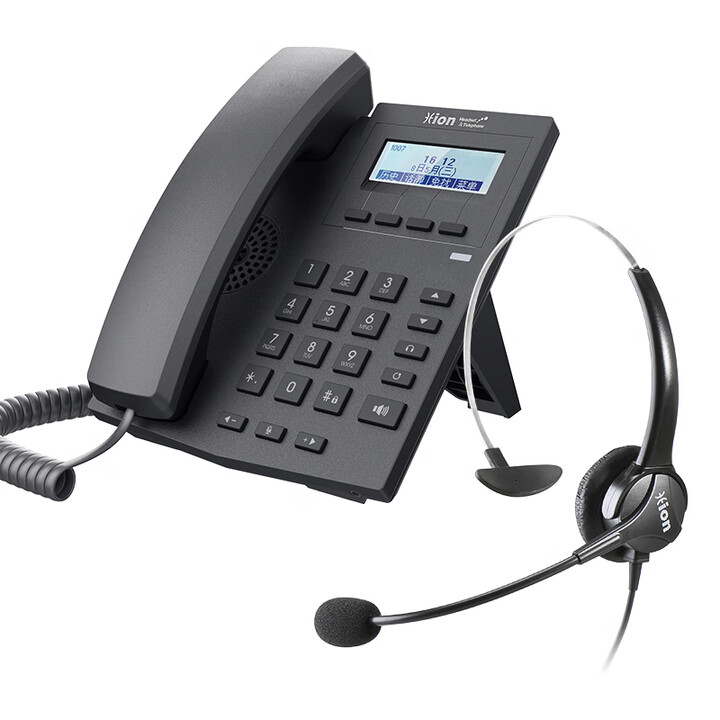 北恩（HION）S900 IP电话 SIP网络电话机 耳机话务机呼叫中心话务员客服座机 搭配FOR600单耳