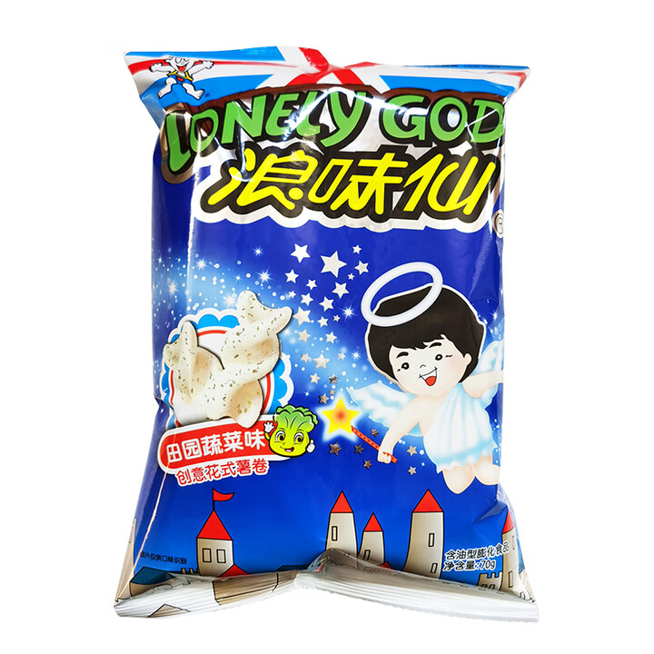 旺旺浪味仙70g30g蒜香芝士田园蔬菜味创意花式薯片卷膨化食品零食 浪味仙田园蔬菜味70g*3袋【图片 价格 品牌 报价】-京东