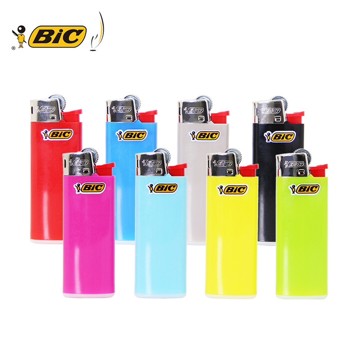 比克（BIC）J5 mini混色 砂轮一次性打火机 8支 礼...