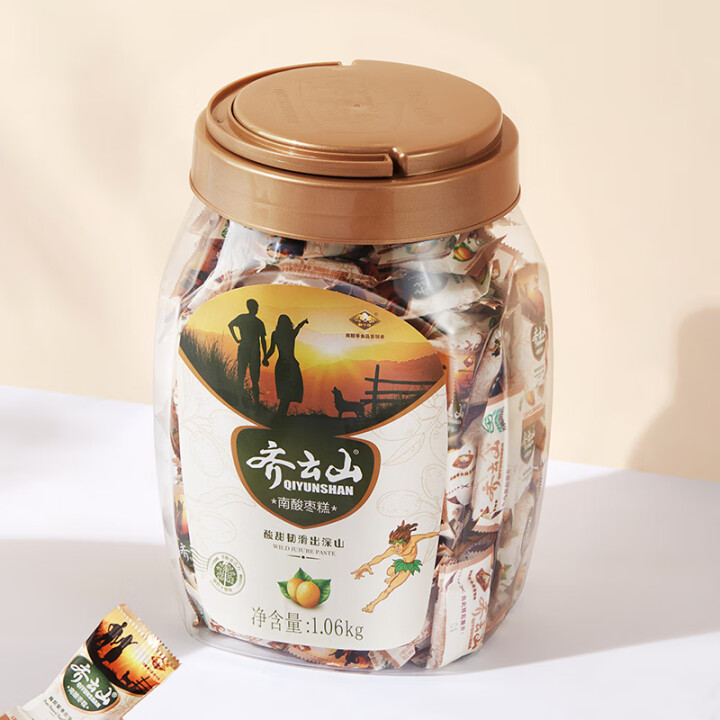 齐云山 南酸枣糕 1060g罐装 送45g