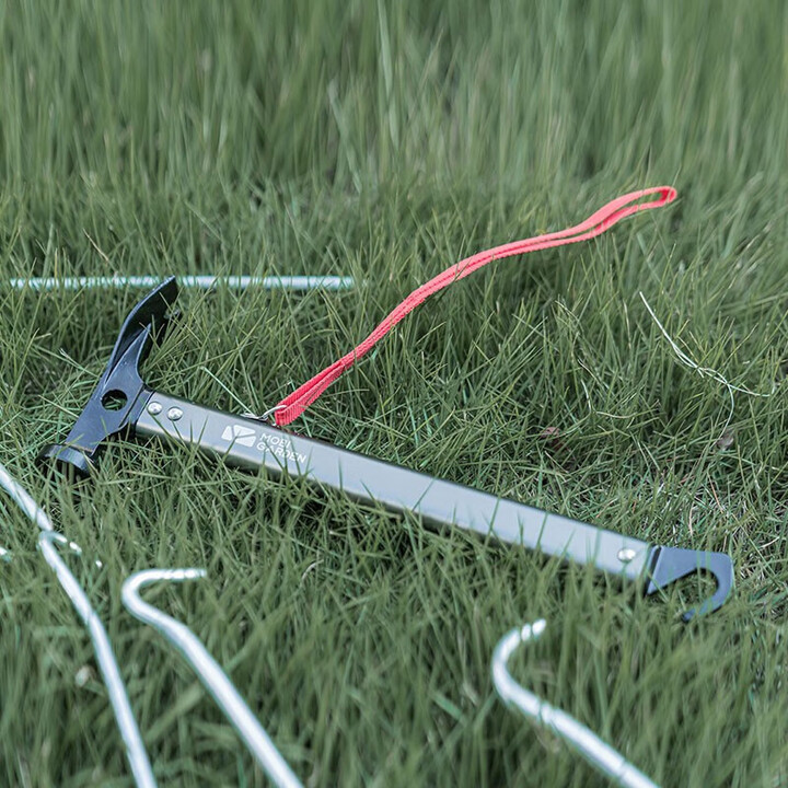 牧高笛（MOBIGARDEN）地钉锤 户外露营野营轻量便携锤子铸铁榔头 NX20671023 钛色