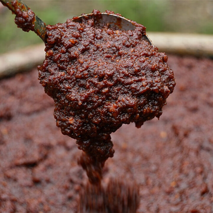 欧贤禾湖南土特产湘乡双峰农家纯手工麦子酱糯米酱永丰辣椒酱500g