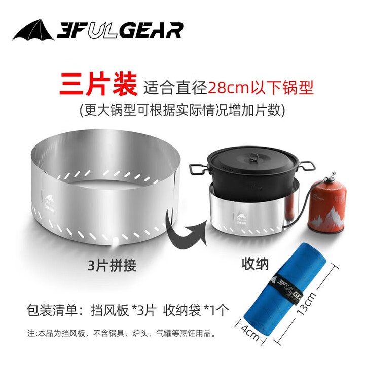 三峰出 魔方多用三峰  挡风板  三片装 3片装