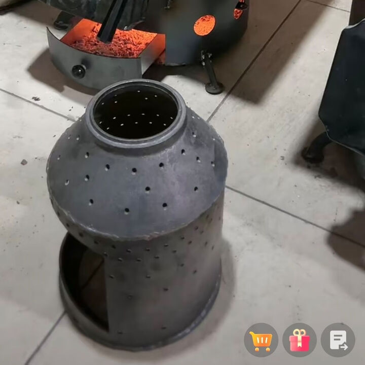 玮贤节能气化炉两用无烟柴火农村炉子加厚家用柴煤室内取暖做饭取暖炉 炉内胆