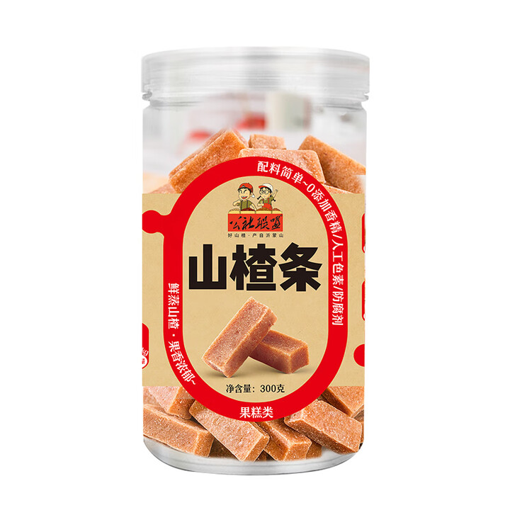 公社联盟公社联盟果丹皮罐装0添加剂酸甜休闲小零食 300g1罐山楂条【图片 价格 品牌 报价】-京东