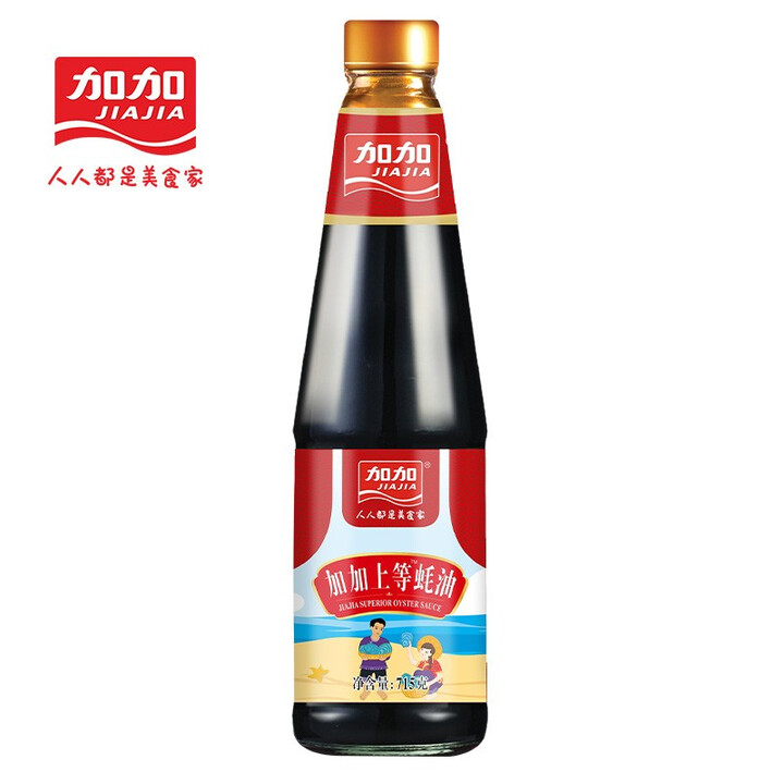 加加 蚝油 上等蚝油715g 烧烤调料火锅蘸料炒菜酱油调味上...