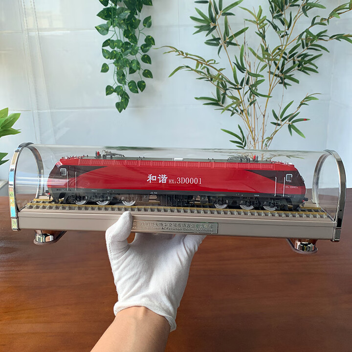 68原厂火车头模型 和谐d3d型大功率交流传动客运电力机车 仿真 d3d型