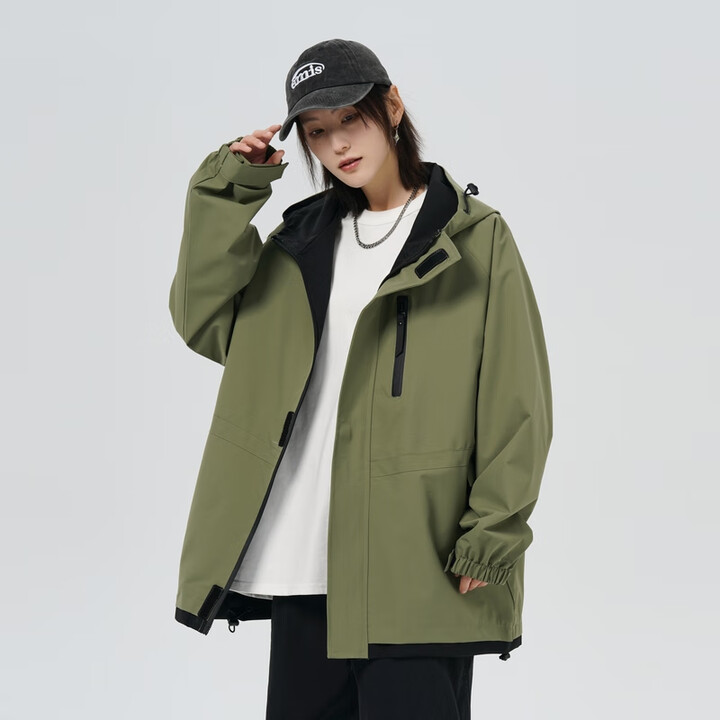 凡客诚品(VANCL)vancl/凡客情侣外套宽松潮流夹克情侣上衣 绿色 XL【图片 价格 品牌 报价】-京东