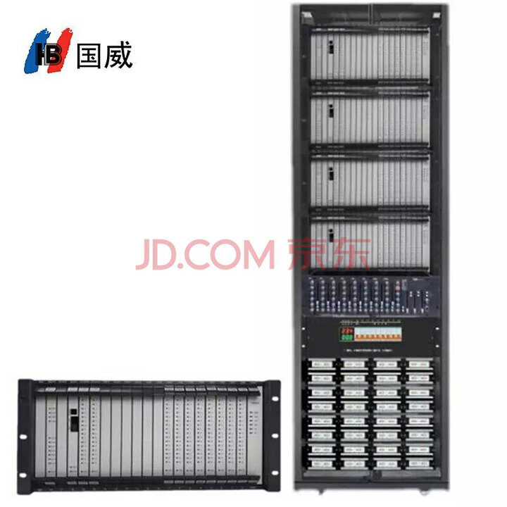 国威大型定制项目机HB8000 双主控+双电源+8E1+2048分机+话务台+1 7号信令 数字混合电话交换机