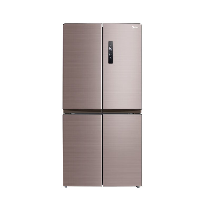 美的(Midea)448升 十字对开门家用冰箱四开门一级能效...