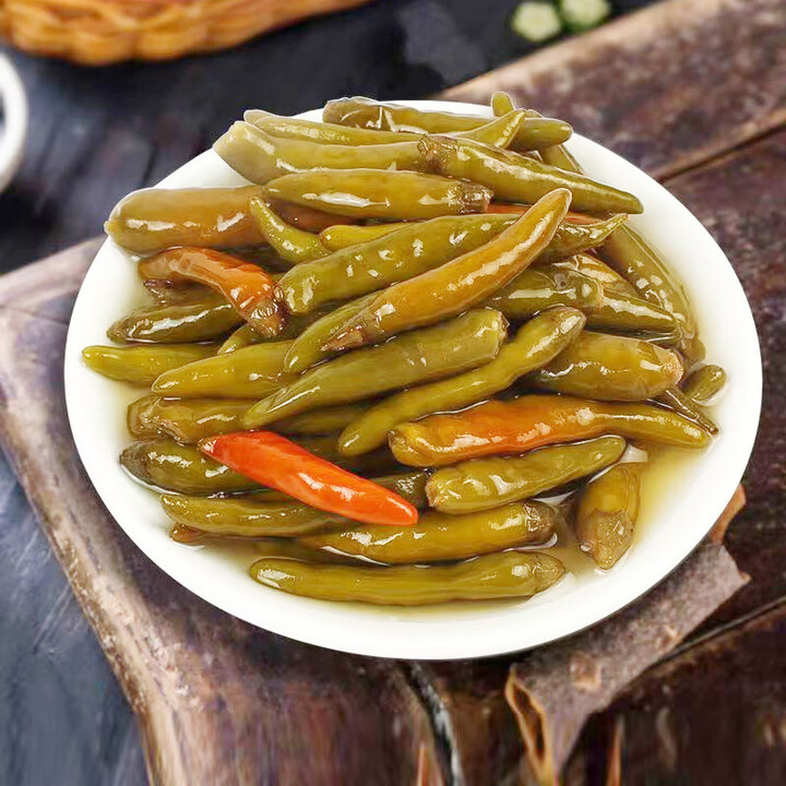张凤鸣爽口小尖椒下饭菜腌制小辣椒泡椒咸菜酸辣榨菜山东特产批发
