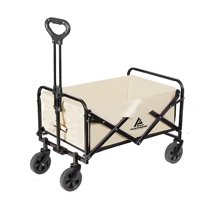 错山户外露营车对折营地车MC502米白色 100L 无刹车