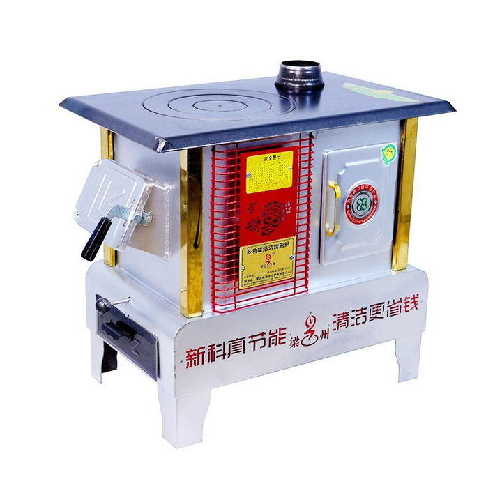 梁州炉具烤火炉农村家用烧煤取暖炉冬季室内燃煤取暖炉钢板炉甘青 5LZ63-尺寸70x50x60cm