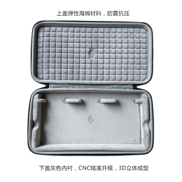 适用Matrix MRTAXI/TAXI 75/Meta 75%键盘保护收纳硬壳包袋套盒箱 TAXI75_META75黑色盒子(内高44mm ...