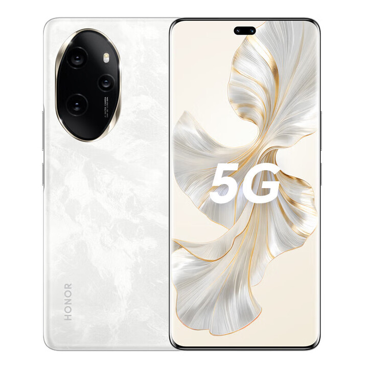 荣耀100 Pro 新品5G 第二代骁龙8旗舰芯片 100W快充+5000mAh大电池 单反级主摄 绿洲护眼屏 手机 月影白丨荣耀100Pro【第二代骁龙8】 16GB+256GB