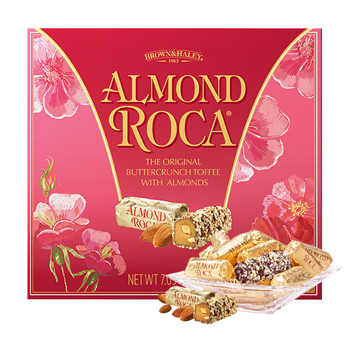 樂家美国进口 Almond roca 乐家 巧克力味糖果 零食 礼盒装 节日送礼 乐家扁桃仁巧克力味糖果200g【图片 价格 品牌 报价】-京东