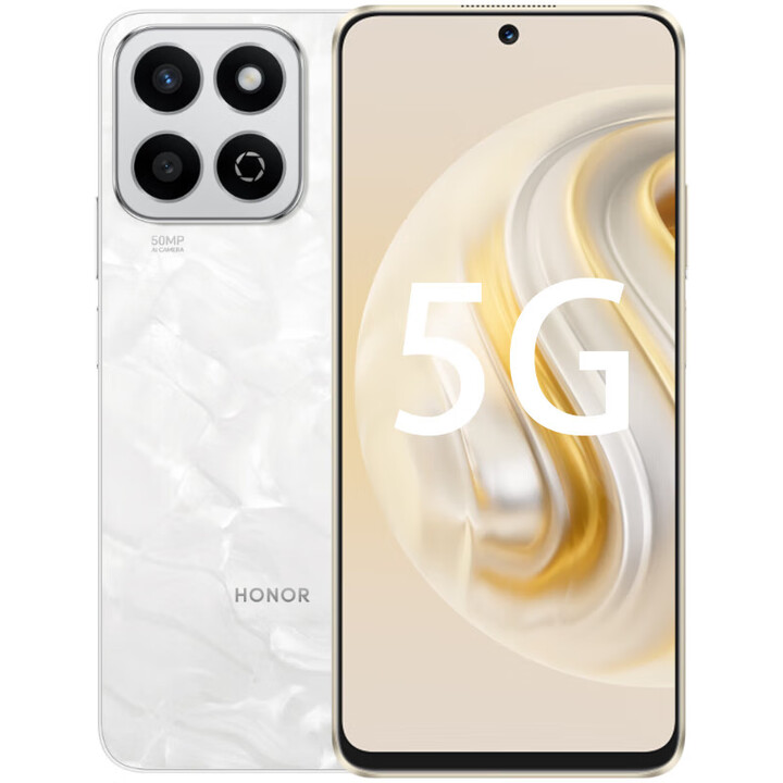 Hi nova  华为智选手机  60-70 Plus  直屏5G手机 防水 防摔 五星超抗摔 6000mAh超耐用长续航 双扬大音量 月影白 12+256GB-60 Plus