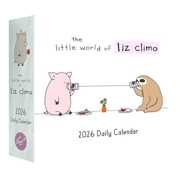 《治愈解压漫画绘本 莉兹克里莫 The Little World of Liz Climo 2026 Daily