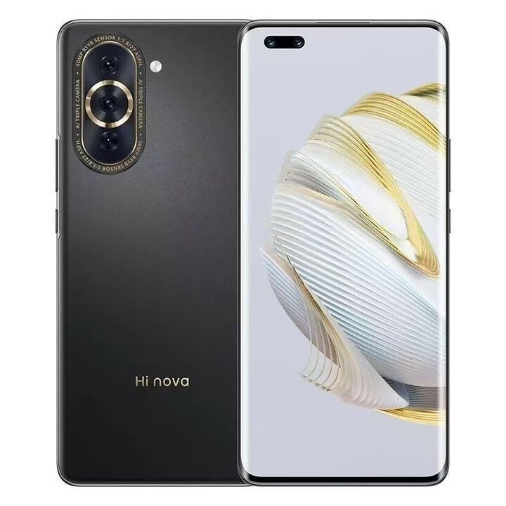 华为（HUAWEI）Hi nova10pro 全网5G 曲面屏 原装屏 屏幕指纹 黑色 8GB+256GB 网通5G