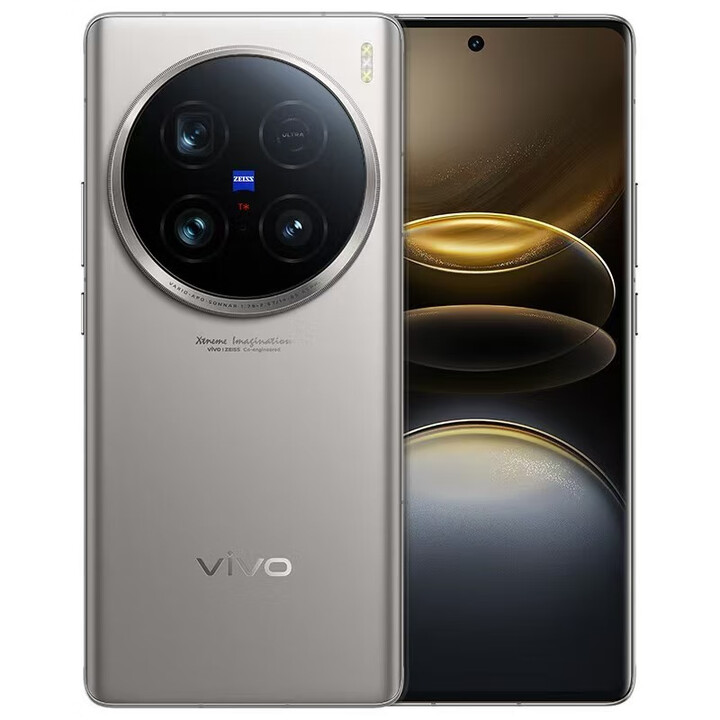 vivo X100 Ultra【原封未激活+全国联保+套餐可选】 云台级主摄 拍照 AI 手机 钛色 16GB+1TB 官方标配+原封未激活+全国联保