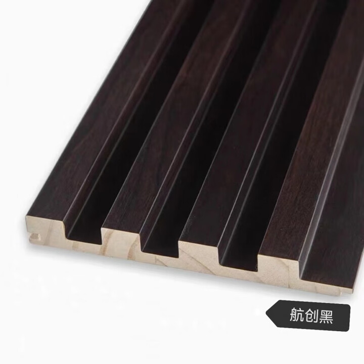维诺亚实木格栅木格栅背景墙网红格栅木栏栅格栅一体墙面装饰板格栅板 航创黑 14.7厘米宽2.75米长【图片 价格 品牌 报价】-京东