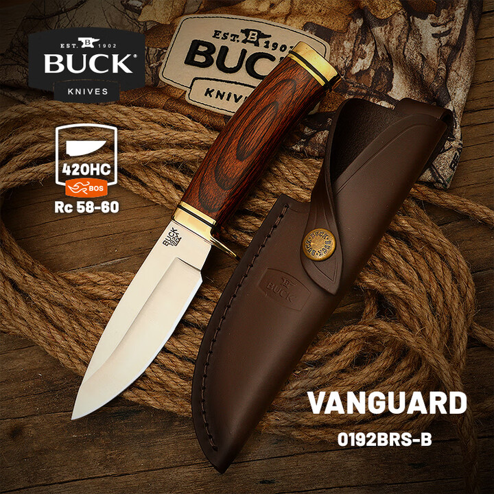 BUCK巴克 美国原装进口直刀 野营户外生存装备 便携生存刀 192BRS-B