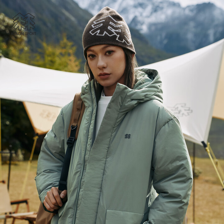 KOLON SPORT可隆 男女同款羽绒服 防风防泼水无缝短...
