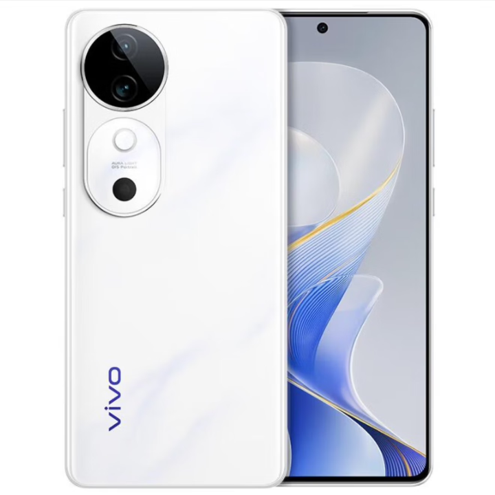 vivoS19 新品6000mAh超长续航 影棚级柔光环 第三代骁龙7芯片 5G全网 烟雨青 16GB+512GB 单机+原装充电套装+店保1年