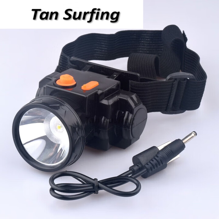 芮帕（RUIPA）头灯长续航72小时LED强光远射锂电可充电头灯户外夜骑头戴式 标配白光10W两档亮度调光