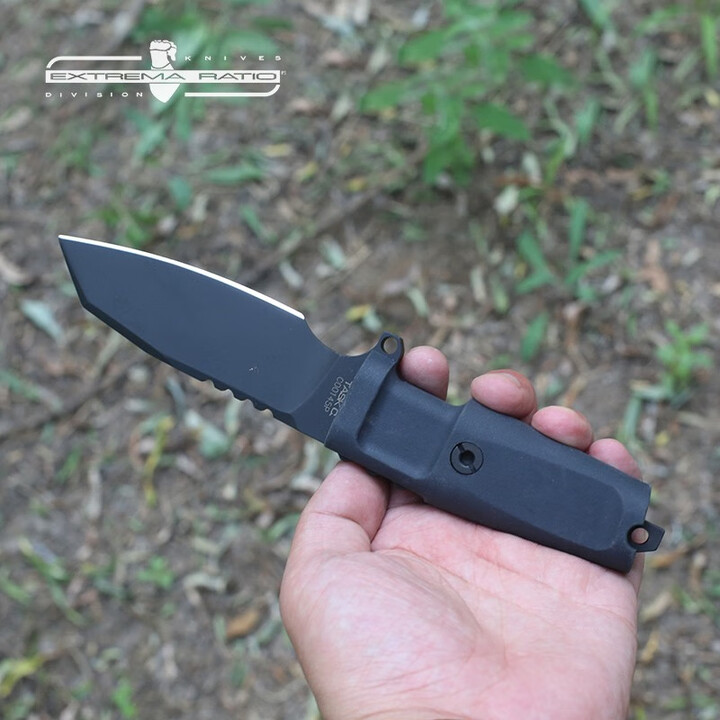 EXTREMA RATIO意大利极端武力ExtremaRatio户外多功能直刀随身防身工具刀TASK 黑色 60°以上 92mm 9.8cm