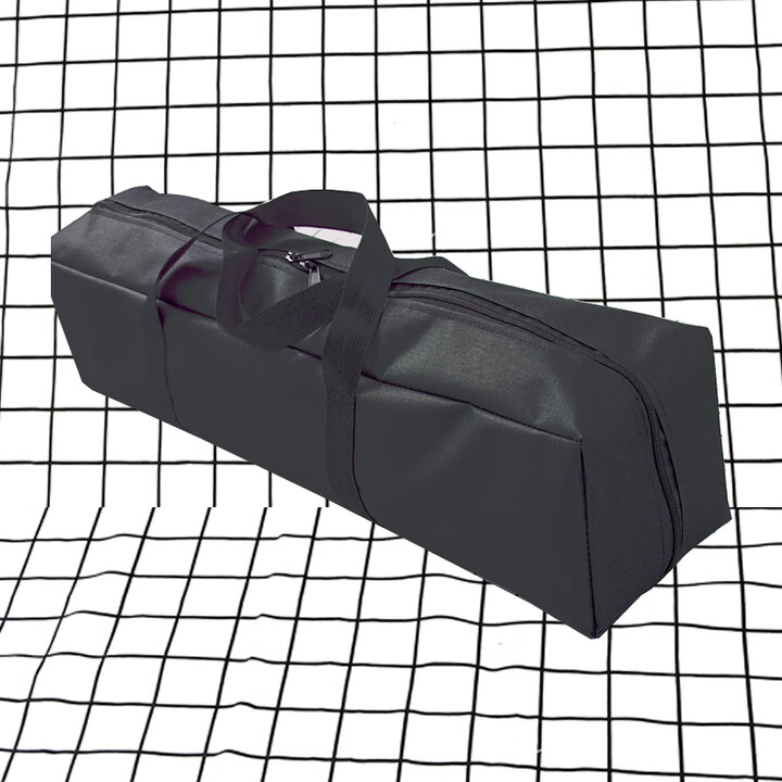 淮果颖露营收纳包600D牛津布户外用品收纳袋帐篷收纳袋折叠椅蛋卷桌收纳 黑色 110*20*20CM