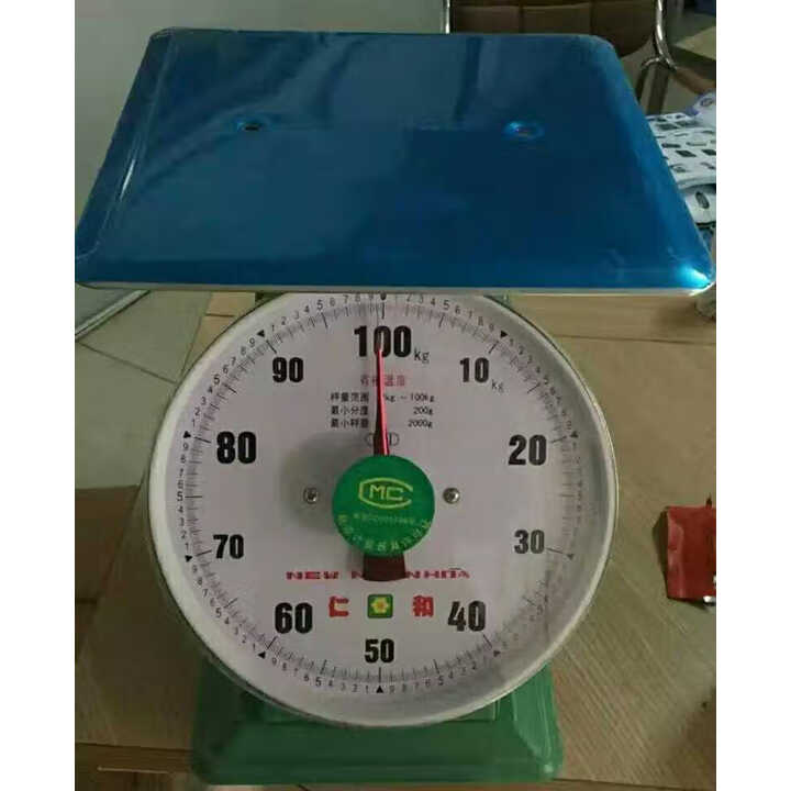牌商用圆盘度盘弹簧秤100公斤称50g卖菜台秤托盘秤机械 仁和30公斤【图片 价格 品牌 报价】-京东