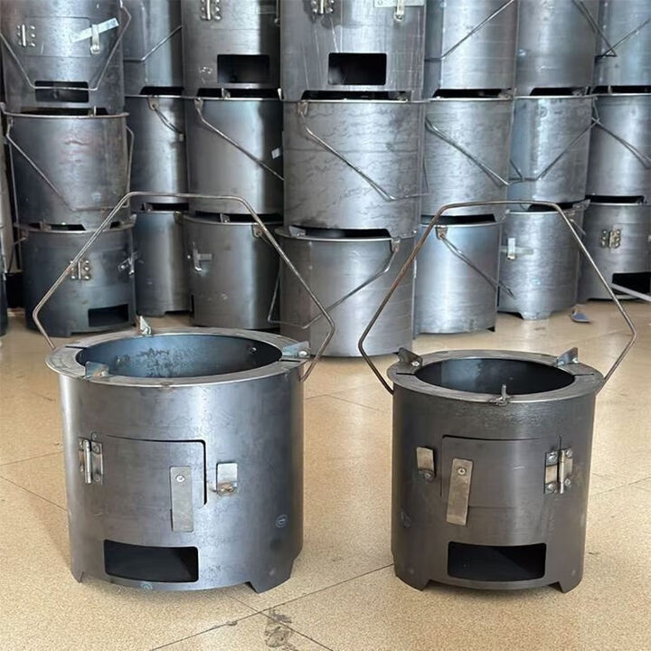 柴火火炉木炭围炉煮茶取暖煮饭户外烧烤家用野炊多功能加厚烧柴火 N大号