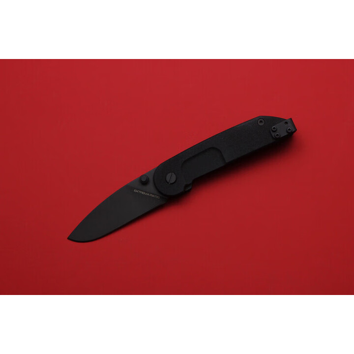 EXTREMA RATIO原装正品意大利T头极端武力BF1战地T头水滴头折刀户外露营工具刀 黑色水滴头 10cm 8.7cm