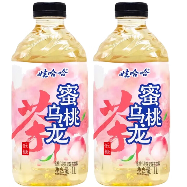 娃哈哈果汁饮料L瓶装水蜜桃柚子水果绿茶冰红茶绿茶茉莉蜜果味饮品 蜜桃乌龙茶 1L*8瓶【图片 价格 品牌 报价】-京东
