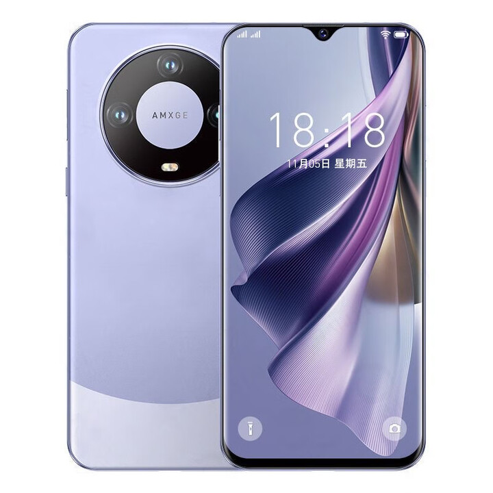 2025全新正品6.8英寸高清屏512G全网通智能5手机畅玩王者游戏学生 紫色【全新未拆封】 12+512GB 官方标配