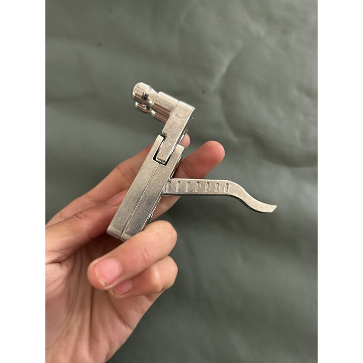 谷舰沐夹/弹/器撒放器两轴联动散放器机械夹蛋发射配件自动复位 加/诺合金夹/弹/器[配送螺丝]