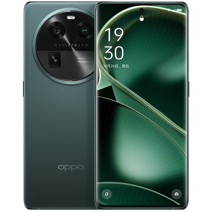 OPPO Find X6 超光影三主摄 4800毫安电池 80W闪充 天玑9200芯片  飞泉绿 12GB+256GB