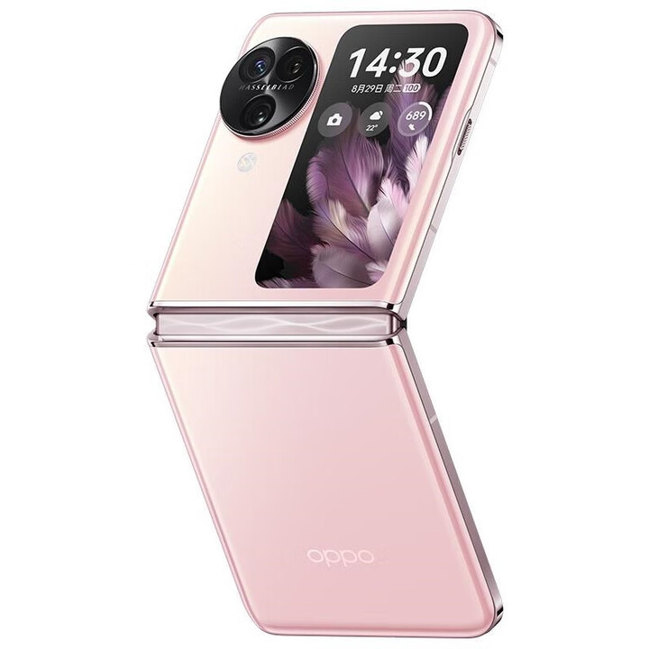 OPPOFind N3 Flip 旗舰小折叠屏手机天玑9200拍照游戏学生5G手机 薄雾玫瑰 12GB+256GB