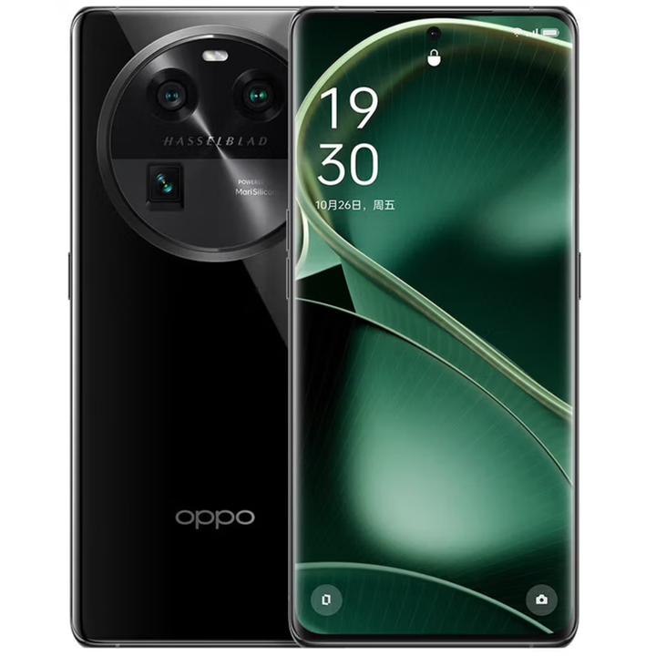 OPPOFind X6 超光影三主摄 哈苏影像 4800毫安电池 80W闪充 天玑9200 星空黑 12GB+256GB 单机+原装快充+店保一年