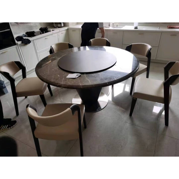优观城市之窗易格家具国优客家具天然大理石餐桌餐椅餐桌定金