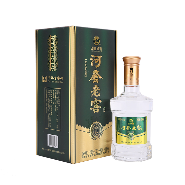 河套酒业 河套老窖 珍品42度 浓香型低度纯粮特产酒 500ml单瓶礼盒装
