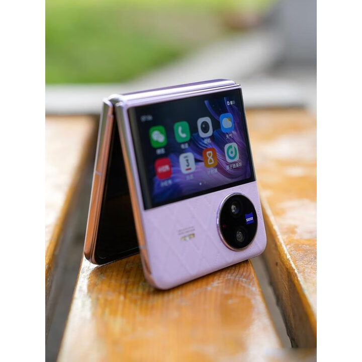 vivoX Flip 5G小折叠屏xflip拍照双屏幕智能  Xflip手机 菱紫 12GB+512GB