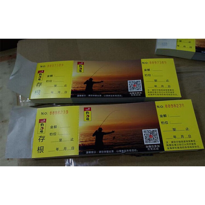 厂家定制 钓鱼场门票游泳馆景区门票印刷 旅游景点游览券彩印定做 花色 铜版纸 其他/other【图片 价格 品牌 报价】-京东
