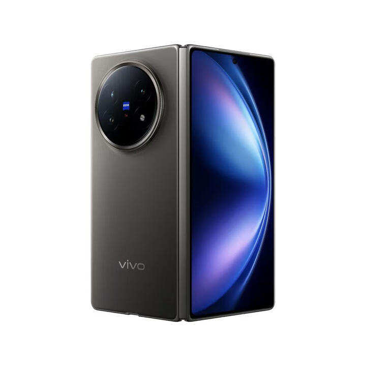 vivo X Fold5 超轻薄 新品折叠屏手机 等效6000mAh蓝海电池 超可靠三防折叠屏 蔡司超级长焦 AI  钛度 12GB+256GB