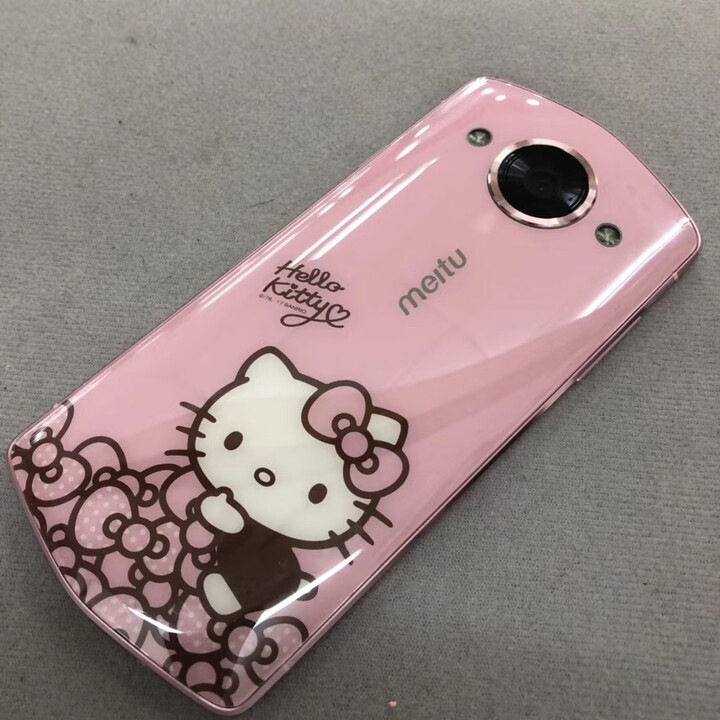 美图M8拍照手机HelloKitty限量版T9美颜相机通T8S 美图M8S芭比粉 64GB