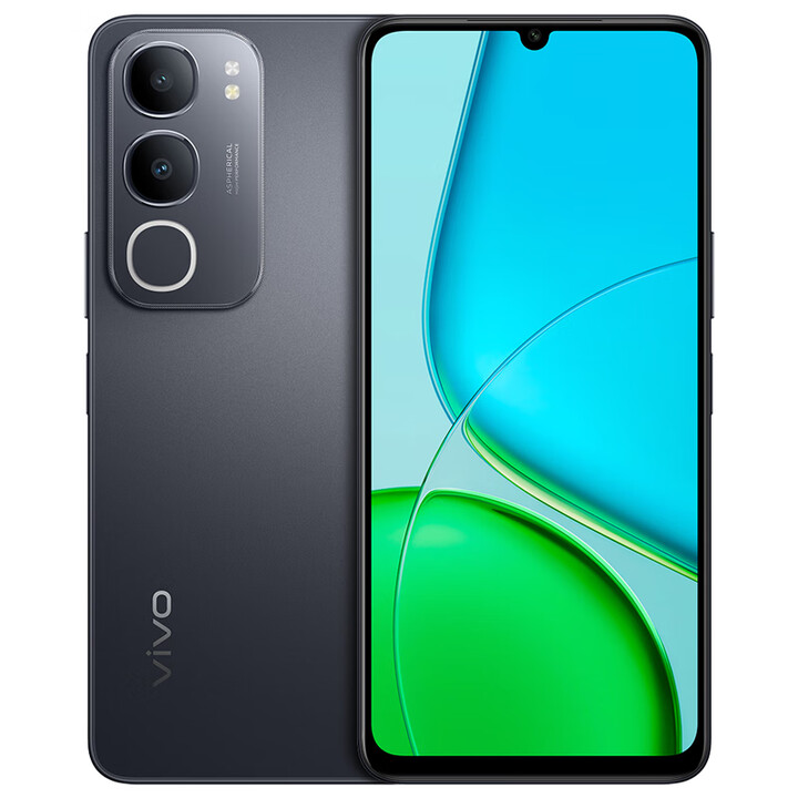 vivo Y37t 6000mAh五年长寿大电池 SGS五星抗摔认证 长辈功能 5G手机 BH30 曜石黑 12G+256G 官方标配