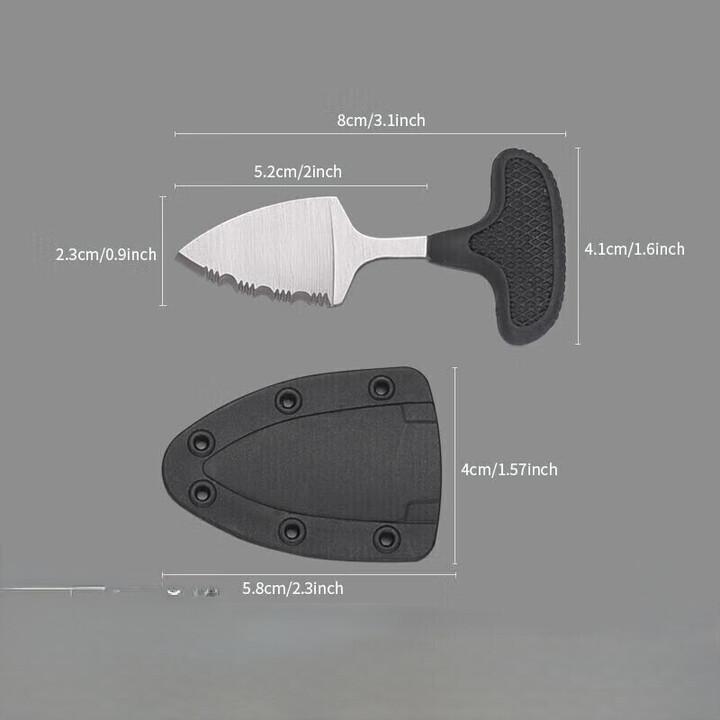 许棋杏览纳拳刺多功能防身手子随身携带全钢户外露营削水果拆快递隐形刀 不锈钢手刺 1把