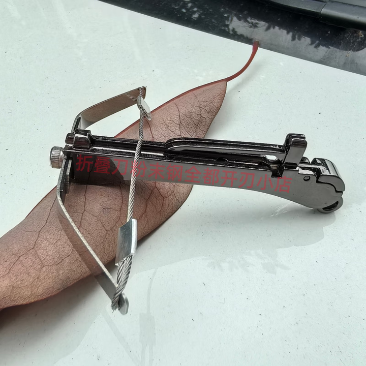 新十字手弩迷你小型弓箭合金大威力手掌反曲弓箭竞技玩具弩不锈钢 新品掌心弓箭【安全合法】进口钢-枪色 厂家自销【远射程弓箭玩具】品质超好【图片 ...