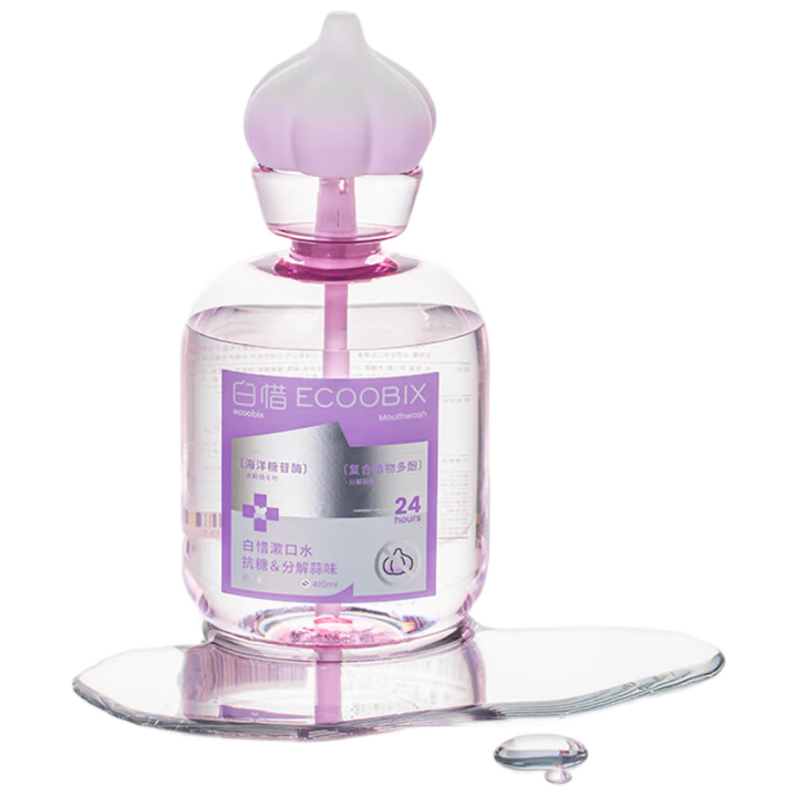 【白惜410ml】白惜 漱口水蒜克星410ml益生菌男女士抗糖口臭清洁口腔【行情 报价 价格 评测】-京东